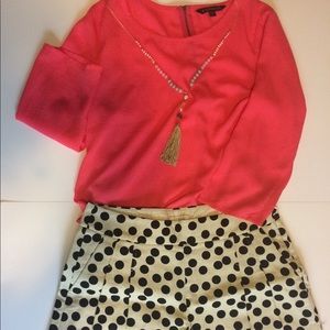 J crew polka dot shorts